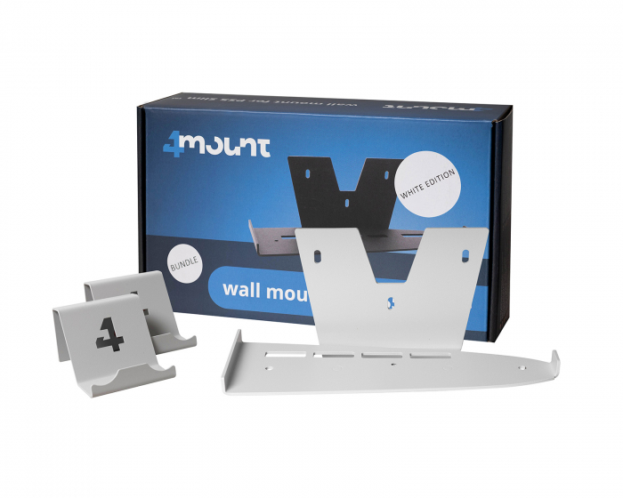 4mount Vægbeslag Bundle til PS5 Slim - Hvid